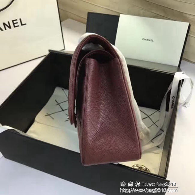 香奈兒CHANEL 升級版A1113全新經典小羊皮金銀鏈條單肩斜挎包 DSC1734